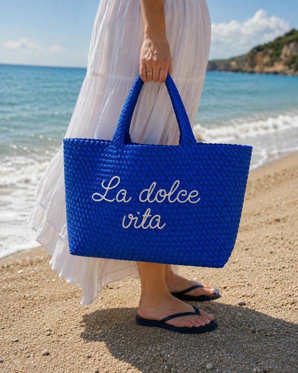 Lilly Loves La Dolce Vita Blue Handbag