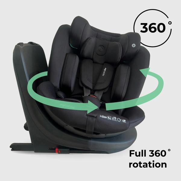My Babiie MBCS300 i-Size (40-150cm) Spin Car Seat - Black