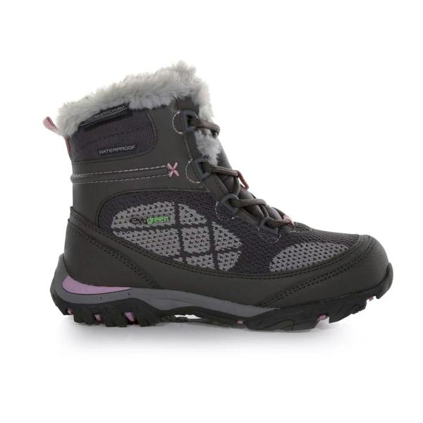 Regatta Childrens/Kids Hawthorn Evo Walking Boots - Granite/Fragrant Lilac - 