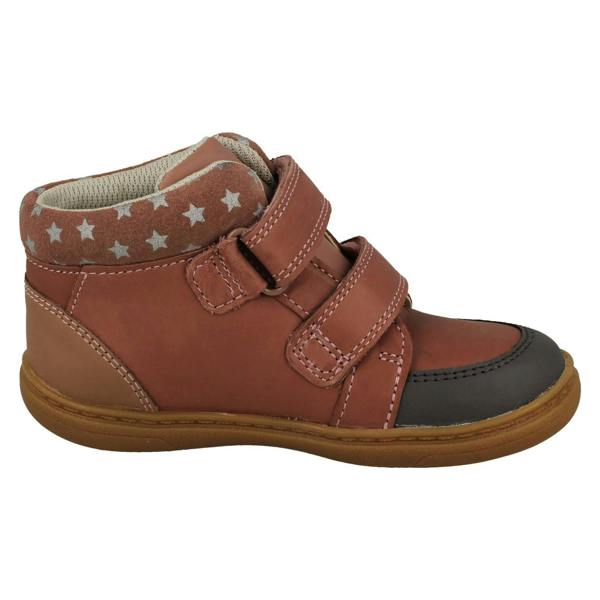 Clarks Girls Clarks Bear Detailed Ankle Boots Flash Bear