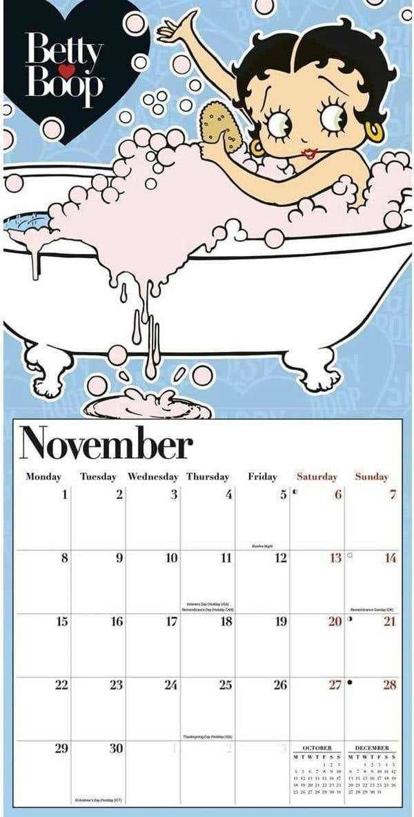 Betty Boop Calendar 2027