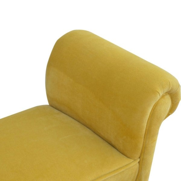 Artisan Furniture Mustard Velvet Bench