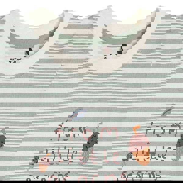 Baby Unisex Printed 2pc Set, Sage - Minicuddles