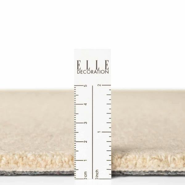 Wool Rug Knots Light Beige, Durable and Soft Pile rug, Heat insulting
