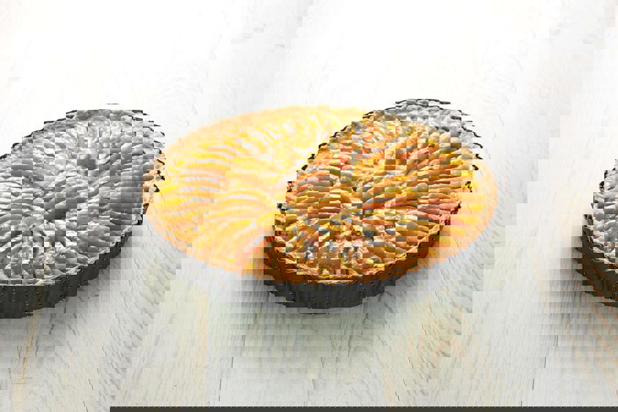 MasterClass Crusty Bake 28cm Non-Stick Fluted Round Flan / Quiche Tin