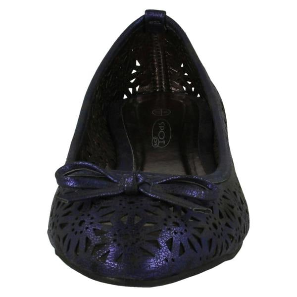 Spot On Ladies Spot On Slip On Ballerina Shoes F80037