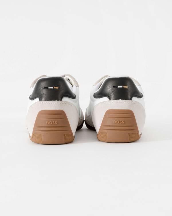 BOSS Orange Jaylen_Lowp_sdnylt Mens Trainers - Open White 120