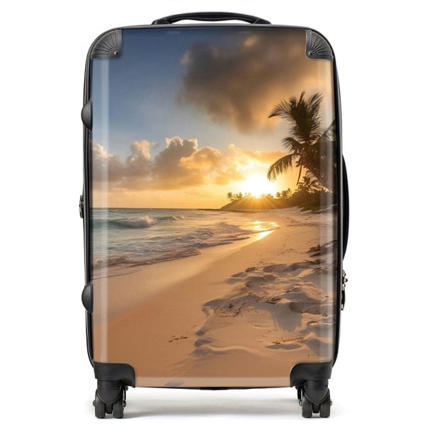 Warren Reed Sunrise In Paradise Suitcase