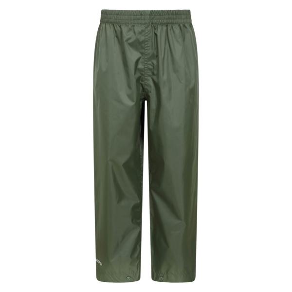 Mountain Warehouse Childrens/Kids Pakka II Waterproof Over Trousers - Khaki - 