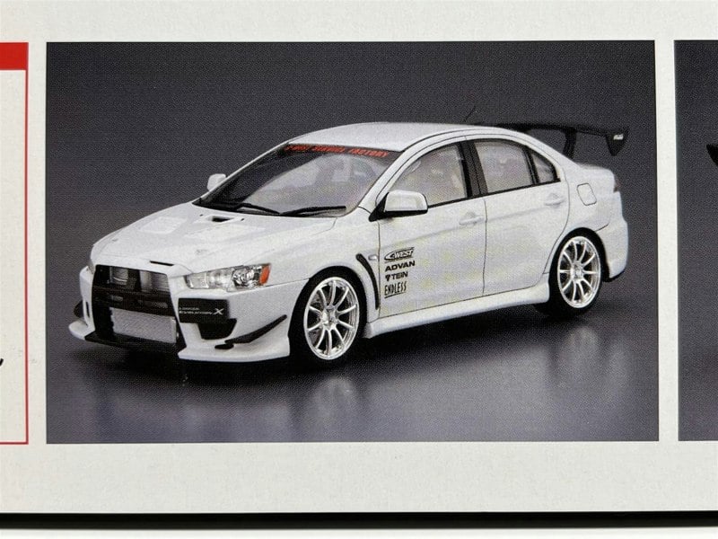 Aoshima Lancer Evolution C West Model Kit 1:24 Scale Aoshima 05897