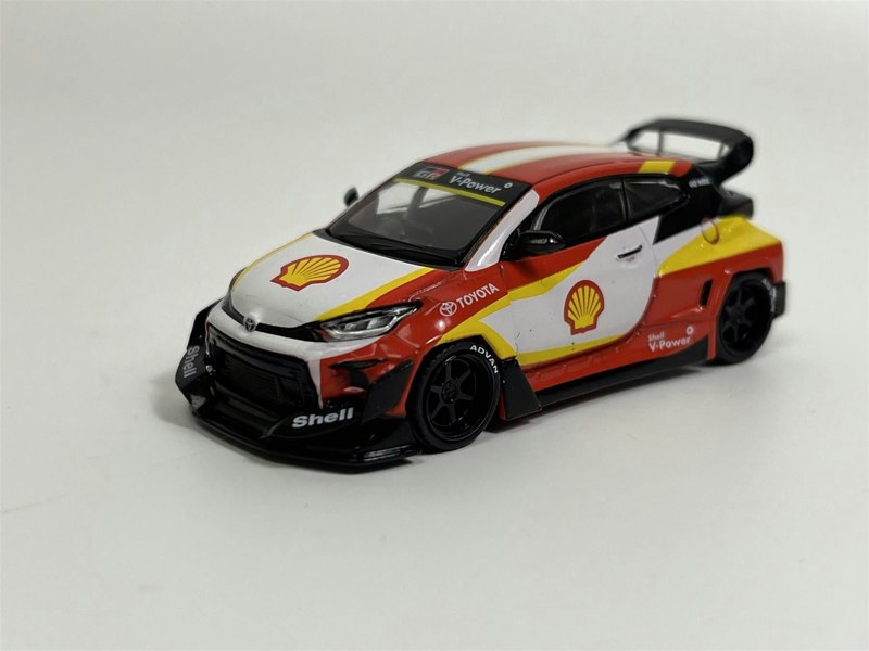 Pop Race Toyota Pandem GR Yaris Shell 1:64 Scale PR640039