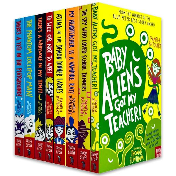 Baby Aliens Series Collection 1–8 Books Set by Pamela Butchart
