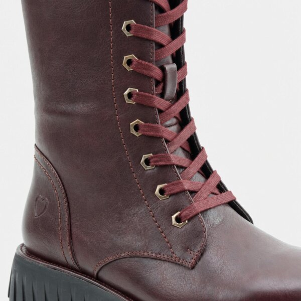 Heavenly Feet MARTINA5 Ankle Boots   in  Red