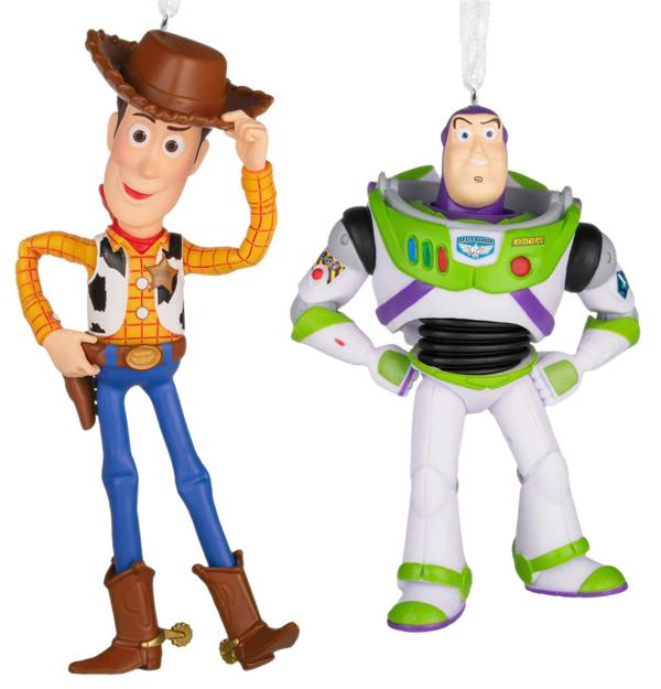 Toy Story Storied Moments  - Woody & Buzz set of 2 Christmas Tree Ornaments