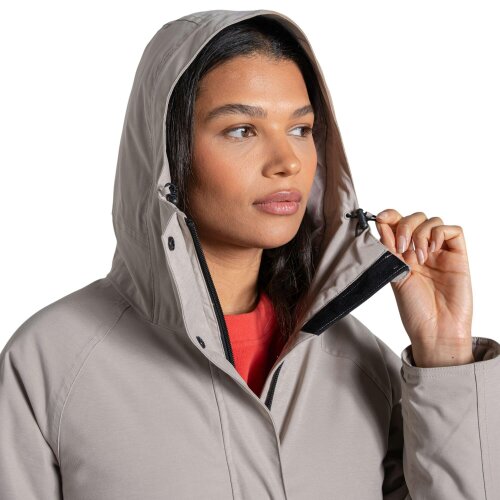 Craghoppers Womens Rosalind II Waterproof Jacket - Soft Mushroom