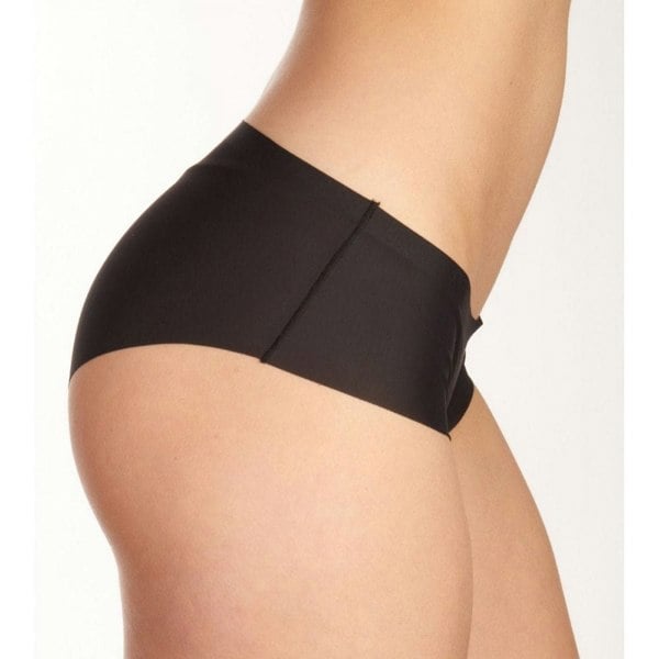 Puma 2-Pack Microfibre Seamless Mid-Rise Hipster Briefs, Black