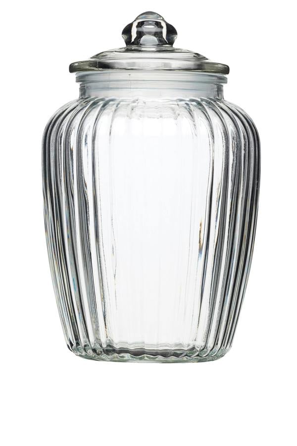 KitchenCraft Home Made Large Multi-Purpose Glass Storage Jar, 2.2 Litre