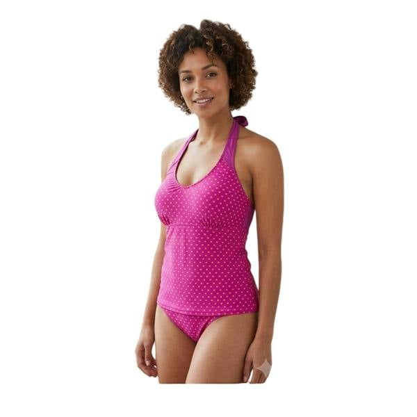 Trespass Womens/Ladies Polka Dot Tankini Top - Purple - 