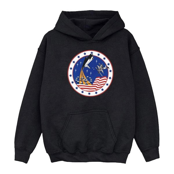 NASA Boys Classic Rocket 76 Hoodie - Black