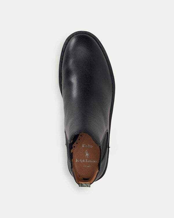 Ralph Lauren Talan Mens Leather Chelsea Boot - Black
