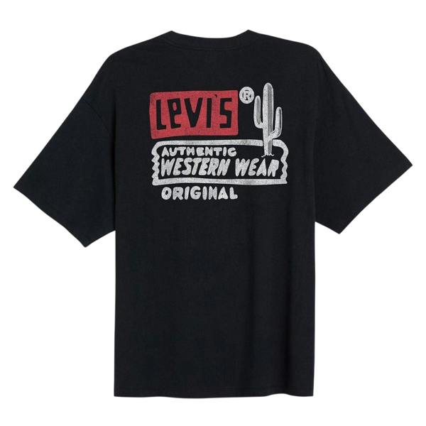 Levis Womens/Ladies Back Print Loose Fit T-Shirt - Blue - 
