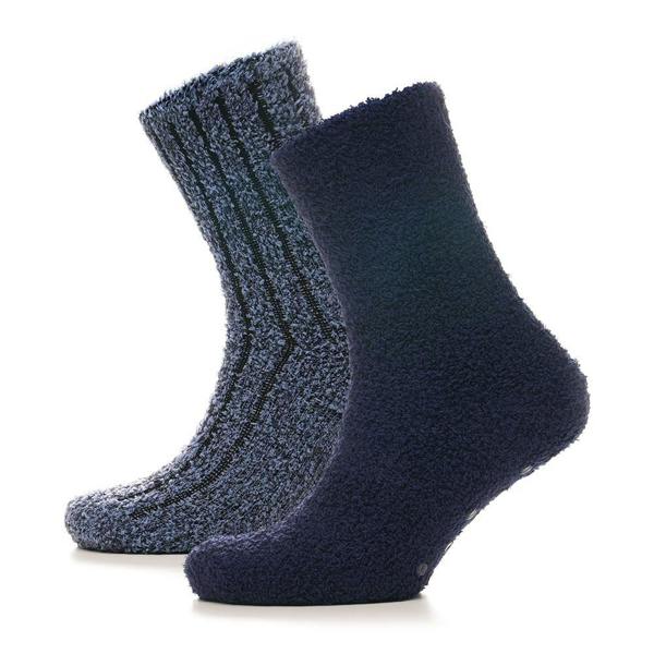 Tom Franks Mens Tom Franks Cosy Socks With Gripper GL1248