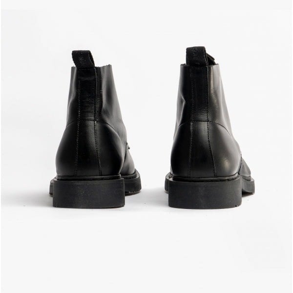 Jack & Jones HASTINGS Mens Leather Boots Anthracite