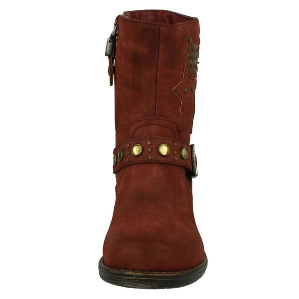Spot On Girls Spot On Biker Style Studded Boots