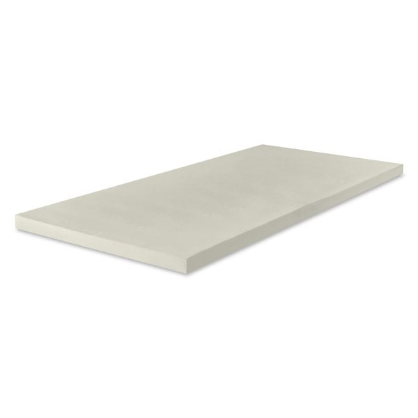 The Foam People Memory Foam Mattress Topper - 2" Deep, Pressure-Relieving Comfort