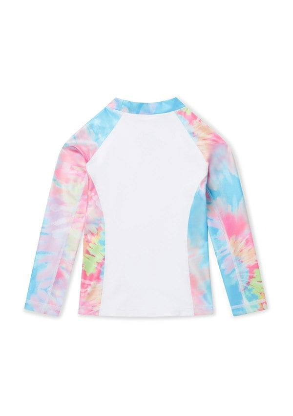 Boardies® Kids SS22 Spiral Tie Dye Rash Guard