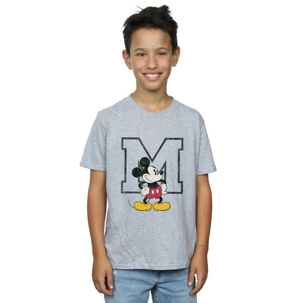 Disney Boys Mickey Mouse Classic M T-Shirt - Sports Grey