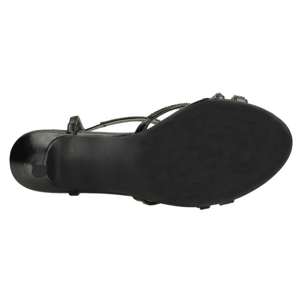 Spot On Ladies Spot On Diamante Sandals
