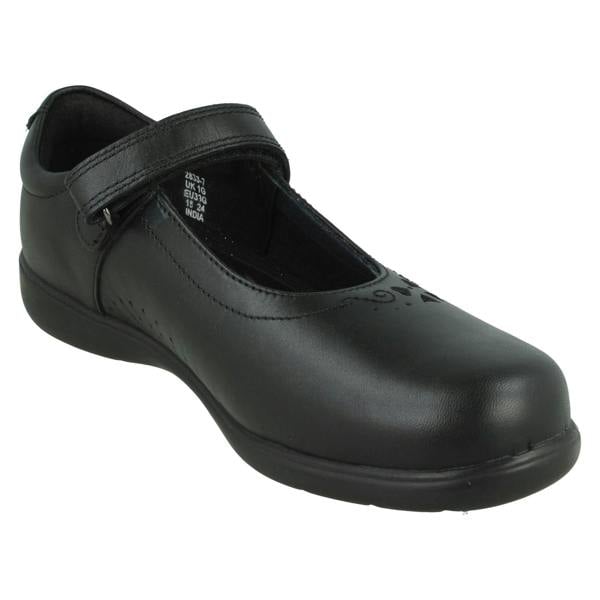 Start-rite Girls Start-Rite Heart-Bow School Shoes Glisten