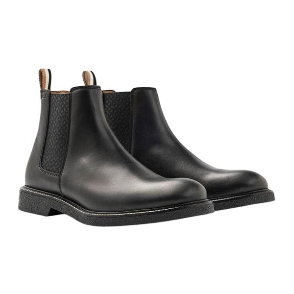 Boss Mens Tunley Cheb Leather Chelsea Boots - Black - 