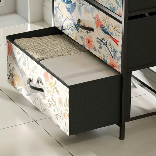Wyld Haus Tonona Wooden White 4 Drawer Storage Chest