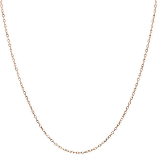 Spero Curb Basic Sterling Silver Chain Necklace