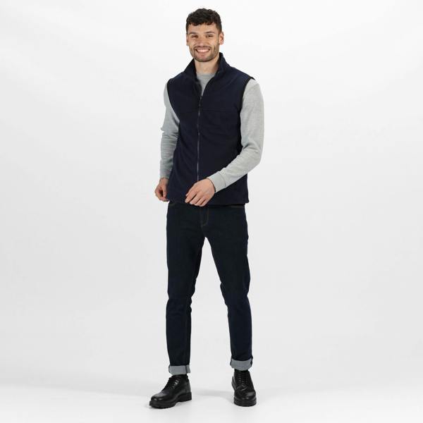 Regatta Professional Unisex Adult Fleece Full Zip Body Warmer - Dark Navy - 