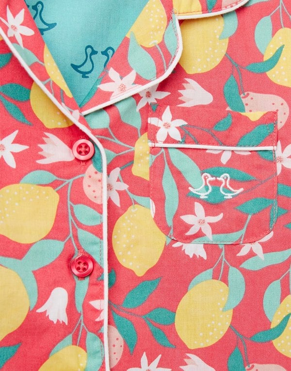 Luca and Rosa Lemon Grove Girls Button Up Pyjamas