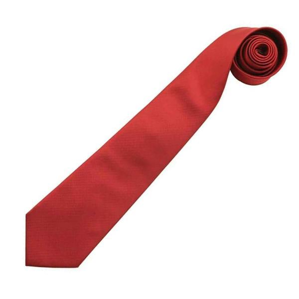 Premier Mens Colours Fashion Tie - Burgundy