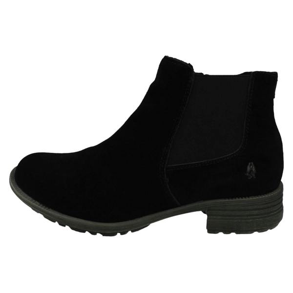 Hush Puppies Ladies Hush Puppies Block Heeled Ankle Boots Madisyn