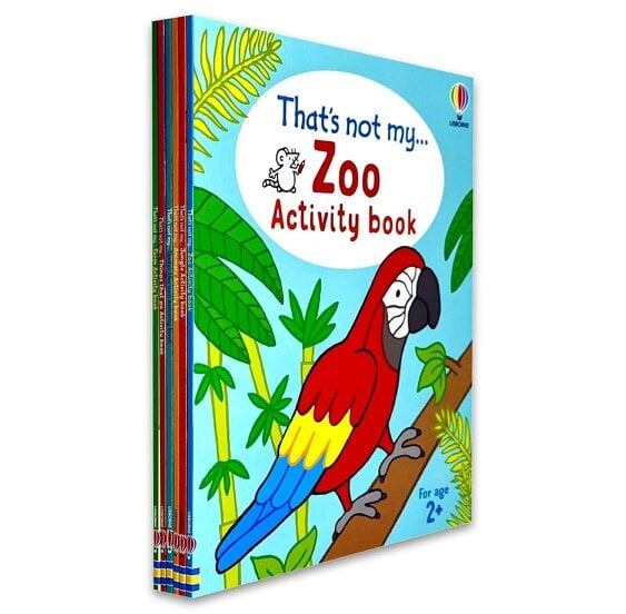Usborne That's Not My Acitivity Book Series 6 Books Collection Set (Zoo, Jungle, Animals, Under the Sea, Things That Go, Farm)