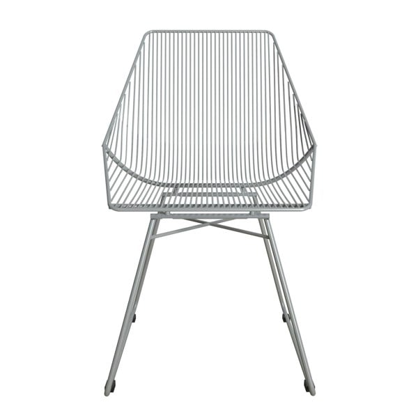 Dorel Home Ellis Accent Dining Chair Grey Metal
