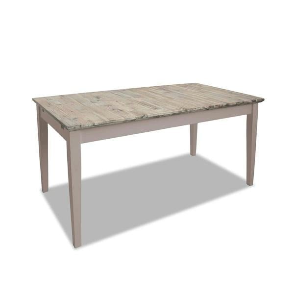 Statement Furniture Florence Rectangle Extending Kitchen Dining Table with Center Extension Leaves