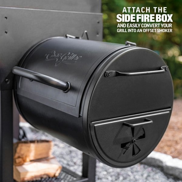 Char-Griller® 30" Traditional Charcoal Grill - Heavy-Duty, Cast Iron Grates, Easy Clean Ash Pan