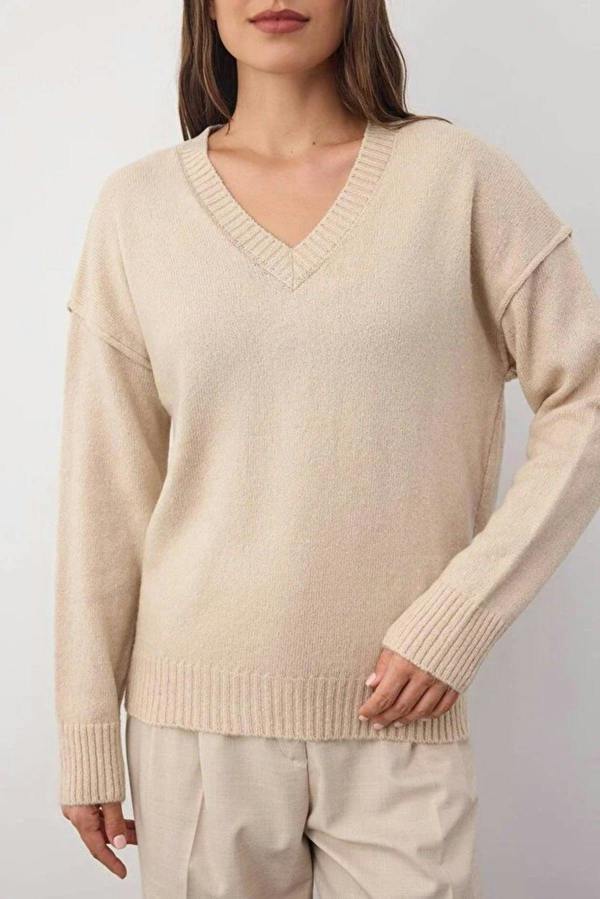 WOVCOR Premium Yarn Basic Knit Sweater