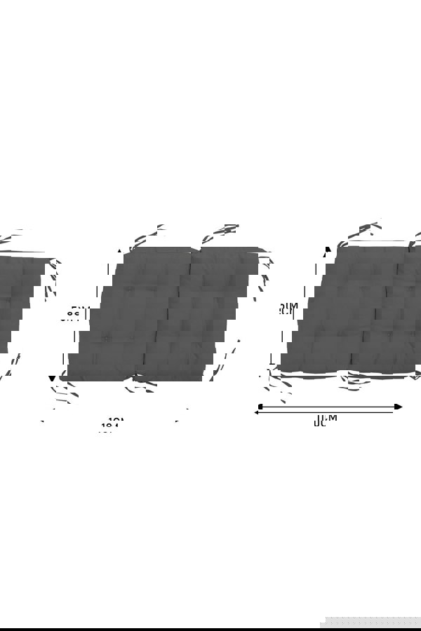 Living and Home 110*50cm Lawn Chair Garden Seat Cushion