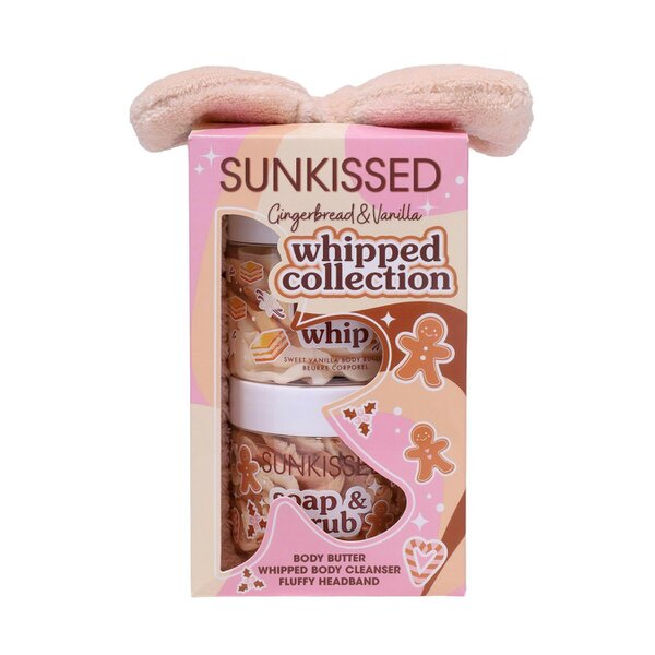 Sunkissed Whipped Collection Gingerbread & Vanilla Body Care Gift Set