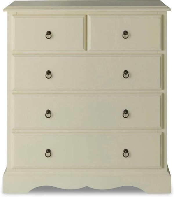 Statement Furniture Romance Chest of Drawers 2 over 3 Bedroom Storage Assembled