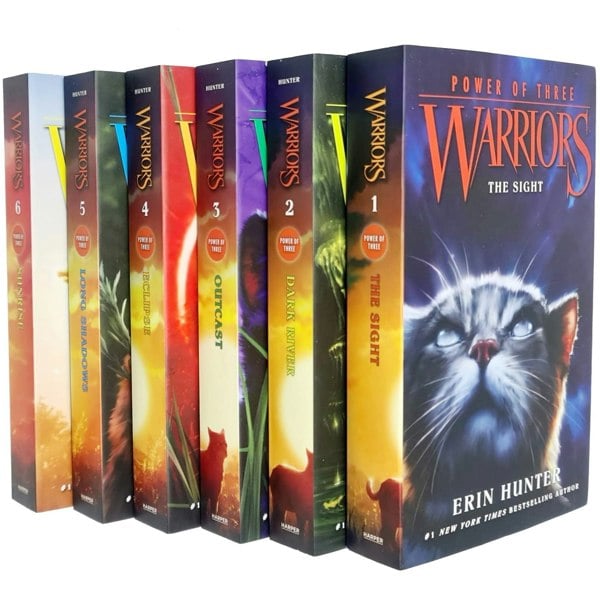 HarperCollins Warriors Series 3 Power of Three - 6 Collection Set By Erin Hunter