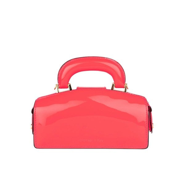 Embassy London Gazelle Mini - Hot Pink - Women’s mini leather top handle & crossbody bag